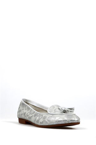 Hammer Jack Beyaz Desen Sımlı Bayan Ayakkabı 386 2000-Z